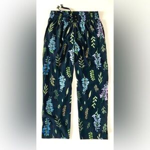 Uncommon Goods July Birth Flower Whimsical Boho Casual Wide Leg Pants